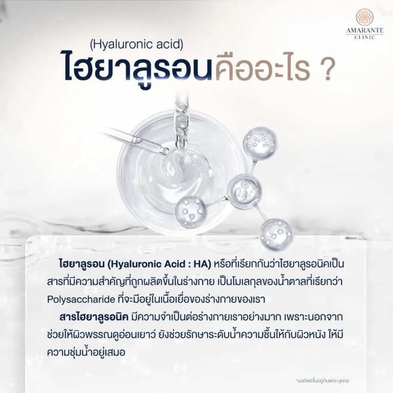 ไฮยาลูรอน คืออะไร?
