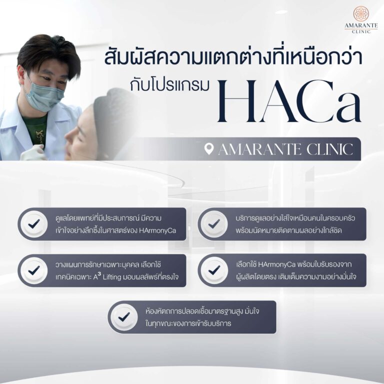 ที่ Amarante Clinic เลือกใช้ HArmonyCa
