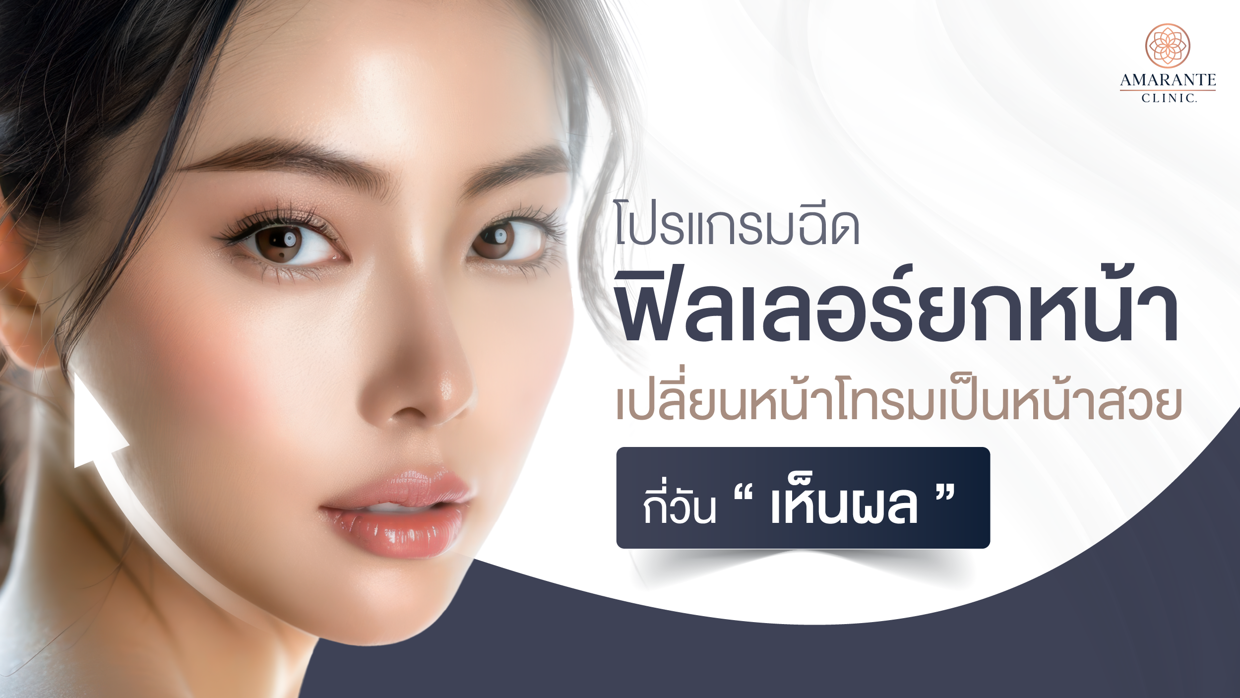 ปกภาพบทความ ฉีดฟิลเลอร์ยกหน้า กี่วันเห็นผล กี่วันเข้าที่?