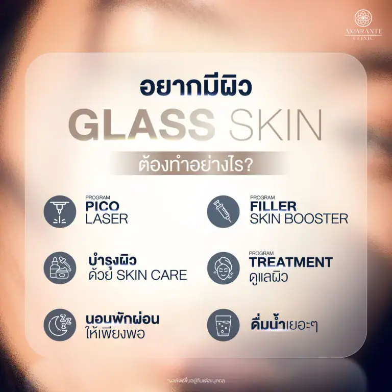 ผิว Glass Skin ต้องทำอย่างไร?