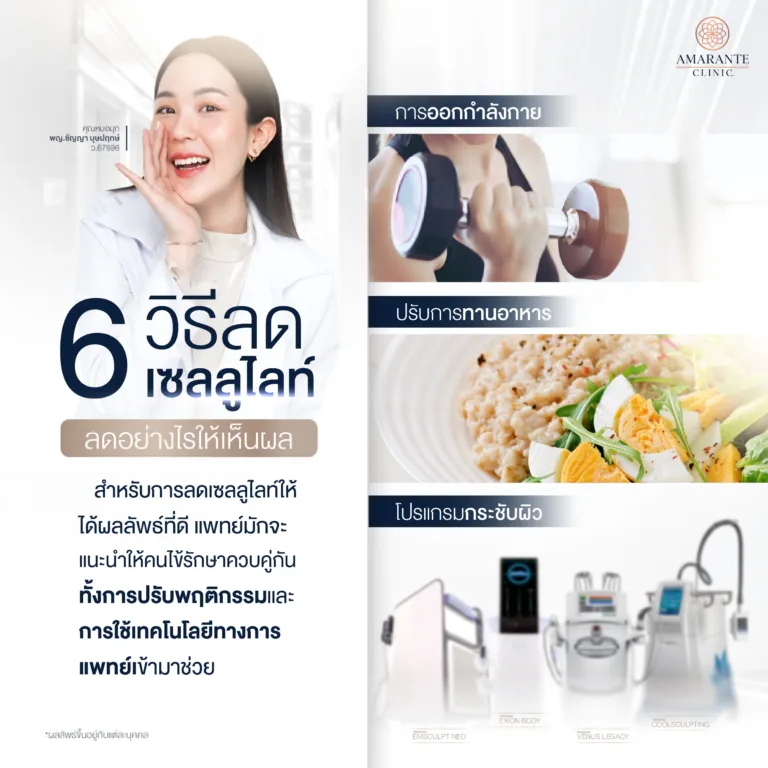 วิธีลดเซลลูไลท์
