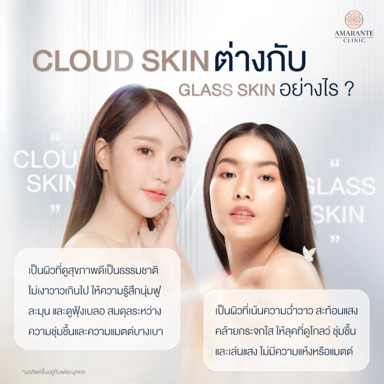 Cloud Skin ต่างกับ Glass Skin อย่างไร