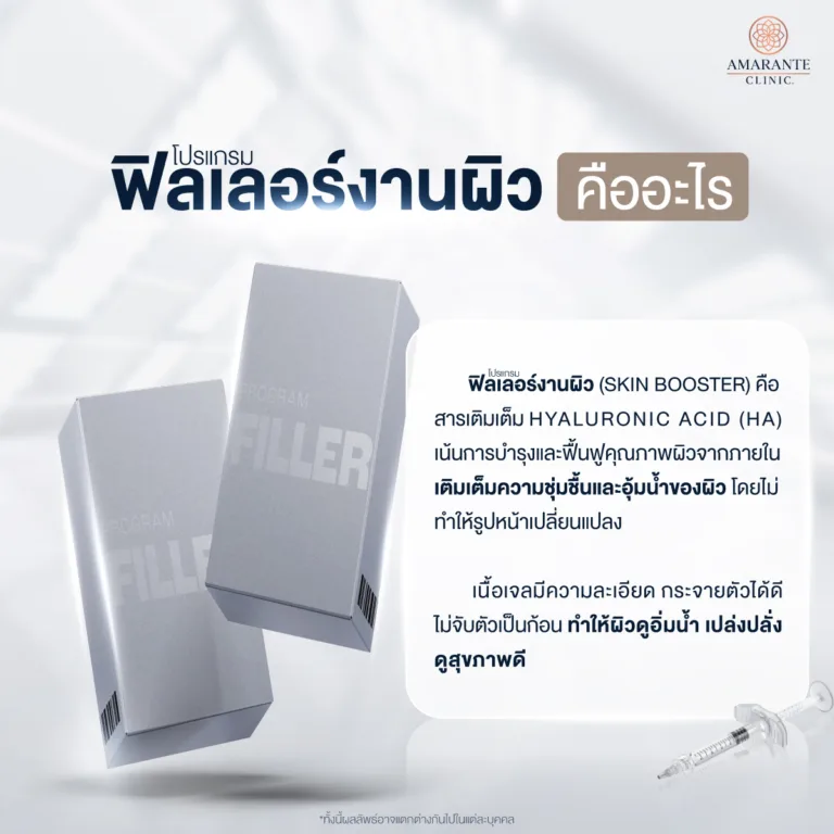 ฟิลเลอร์งานผิว คืออะไร
