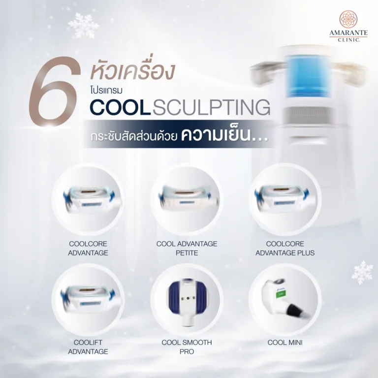 CoolSculpting มีทั้งหมดกี่หัว